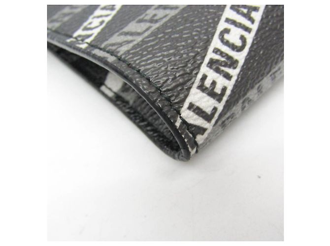 Everyday Clutch in pelle con stampa Balenciaga Marrone Nero - vista 6