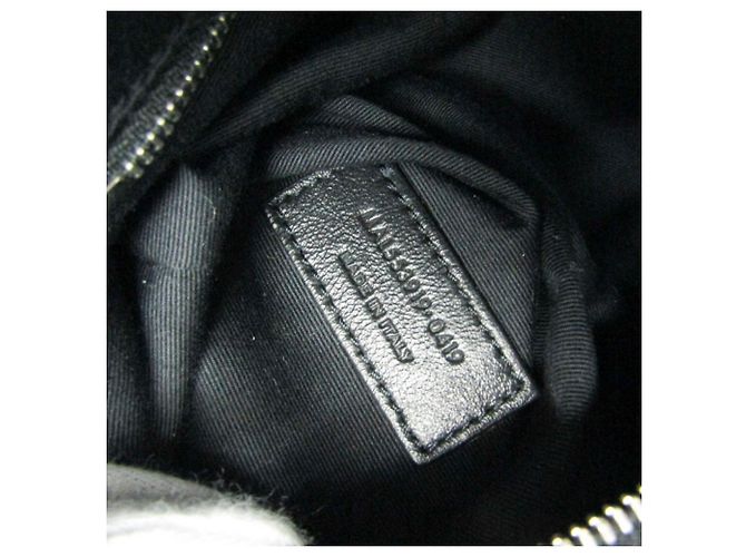 Teddy Drawstring Bag von Saint Laurent 553919 Schwarz Pink - Ansicht 10