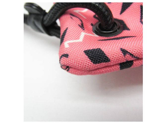 Teddy Drawstring Bag von Saint Laurent 553919 Schwarz Pink - Ansicht 5