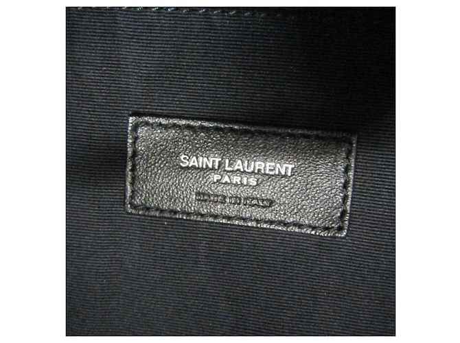 Teddy Drawstring Bag von Saint Laurent 553919 Schwarz Pink - Ansicht 9