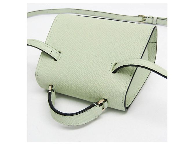 Valextra ISIDE BELT Borsa a Fanny/Spalla Donna Verde Chiaro - vista 6