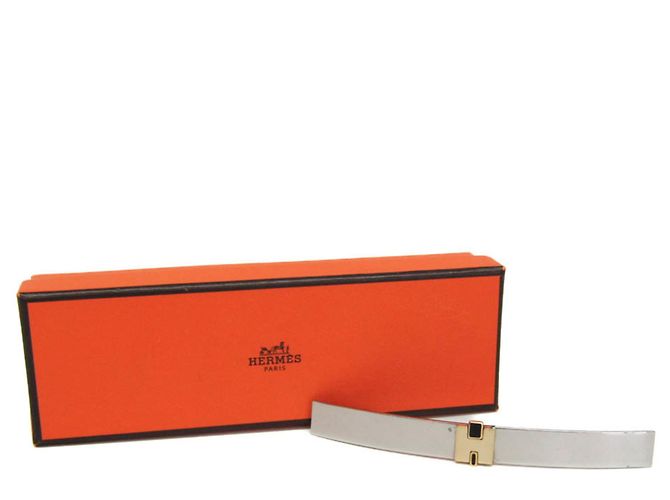 Fermaglio in metallo Eileen GM per donne di Hermès Argento D'oro - vista 2