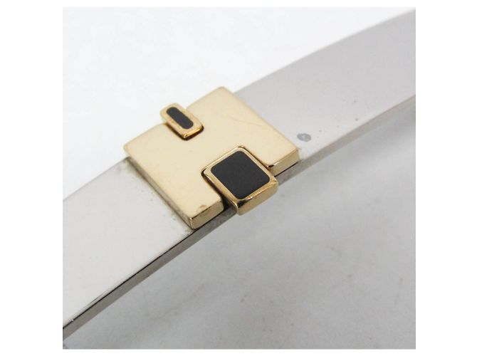 Fermaglio in metallo Eileen GM per donne di Hermès Argento D'oro - vista 5