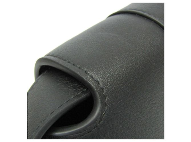 Borsa a spalla in pelle Balenciaga Downtown Medium Nero - vista 9