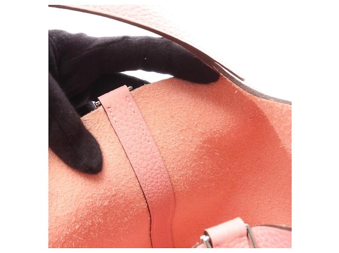 Hermès Picotin Lock PM Handtasche Pink - Ansicht 6