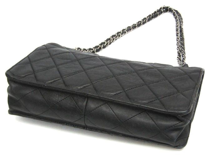 Timeless Chanel 2.55 Schultertasche mit Kette Schwarz - Ansicht 2