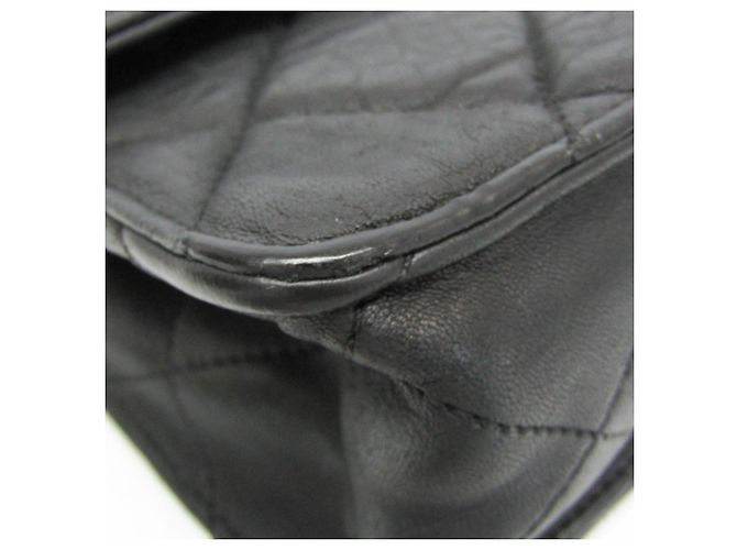 Timeless Chanel 2.55 Schultertasche mit Kette Schwarz - Ansicht 7