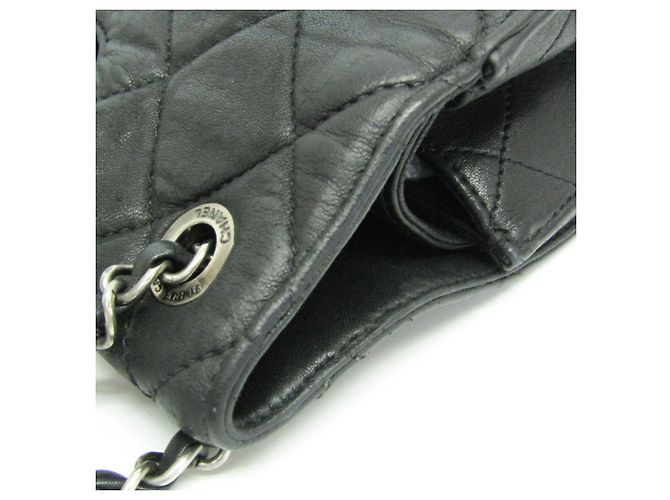 Timeless Chanel 2.55 Schultertasche mit Kette Schwarz - Ansicht 8