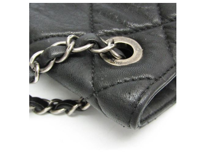 Timeless Chanel 2.55 Schultertasche mit Kette Schwarz - Ansicht 9