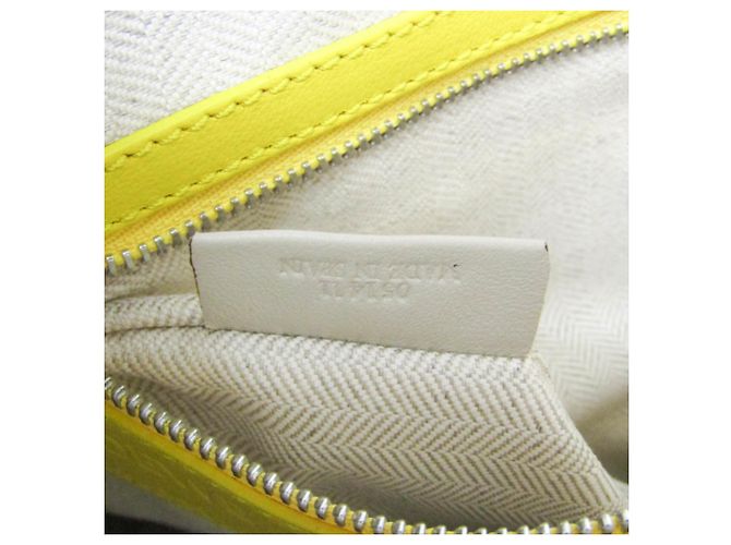 Sac de bureau Loewe Anagram en cuir jaune - vue 17