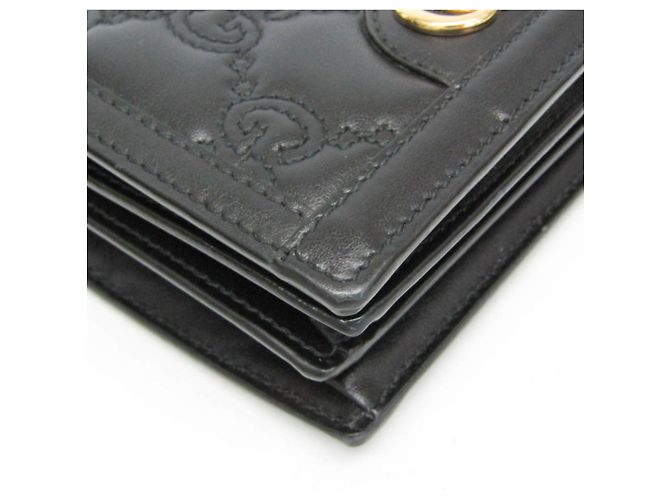 Borsa a Spalla Mini GG Matelassé Gucci Nero - vista 4