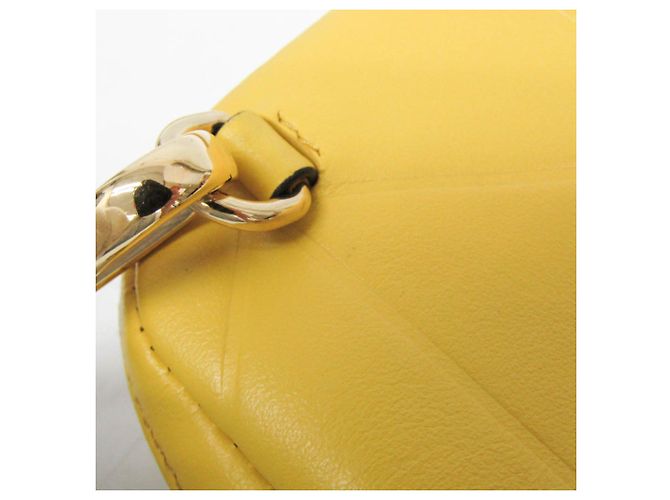 Pochette a Spalla Piccola Prada PELLETTERIA 9Y21OM Giallo - vista 8