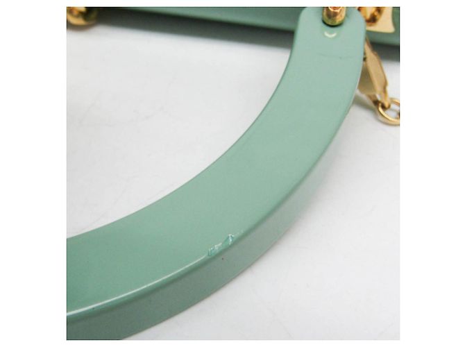 Borsa a mano mini in acrilico Gucci Sylvie 1969 Verde chiaro - vista 11