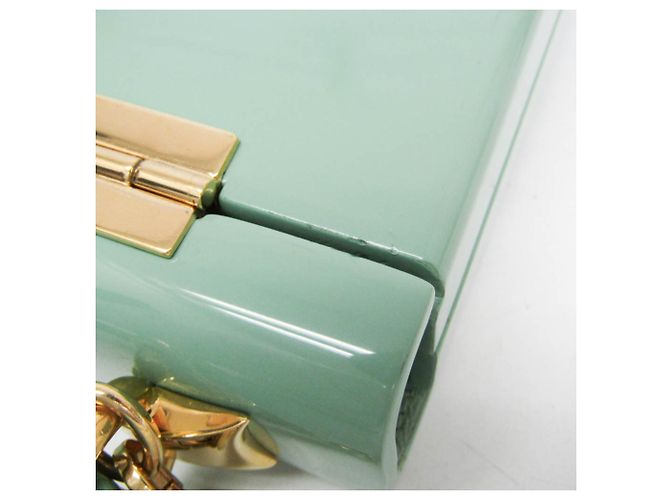 Borsa a mano mini in acrilico Gucci Sylvie 1969 Verde chiaro - vista 13