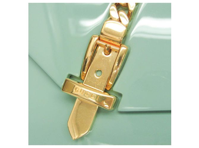 Borsa a mano mini in acrilico Gucci Sylvie 1969 Verde chiaro - vista 9