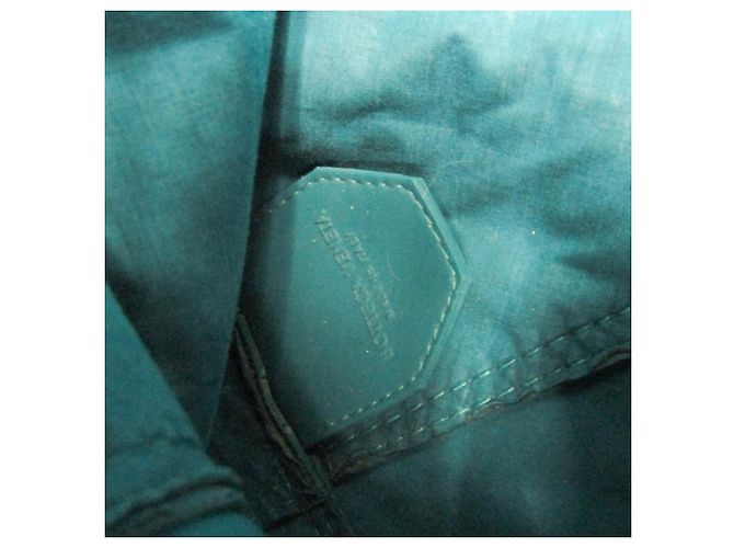 Borsa a spalla e tote in gomma per uomo Bottega Veneta Intrecciato BUFFER Blu - vista 15