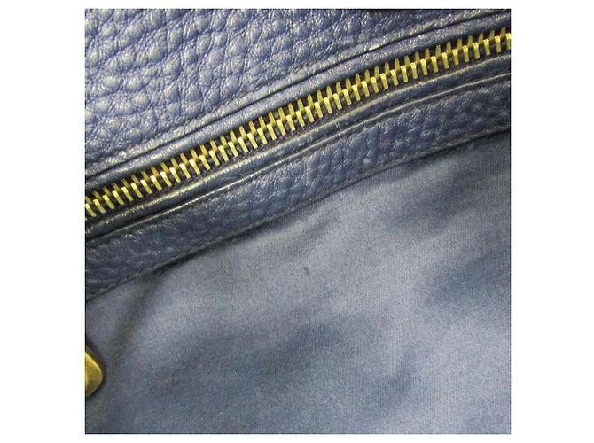 Damentasche aus Leder Miu Miu Marineblau - Ansicht 15