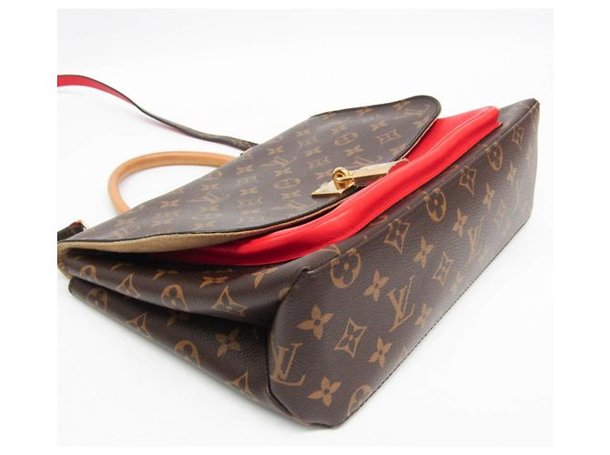 Bolso de mano Monogram Marignan Louis Vuitton Roja Monograma - vista 6