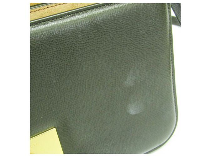Borsa a spalla in pelle classica BV per donne di Bottega Veneta Cachi - vista 14