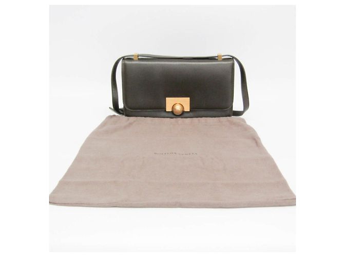 Borsa a spalla in pelle classica BV per donne di Bottega Veneta Cachi - vista 2
