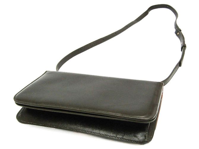 Borsa a spalla in pelle classica BV per donne di Bottega Veneta Cachi - vista 3