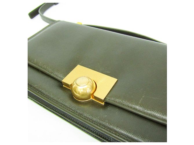 Borsa a spalla in pelle classica BV per donne di Bottega Veneta Cachi - vista 8