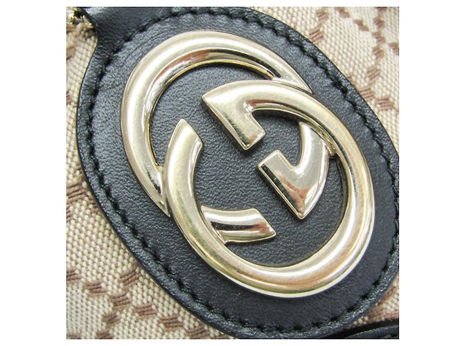 Borsa Gucci Sukey Diamante 247902 Nero Beige - vista 15