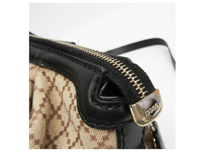 Borsa Gucci Sukey Diamante 247902 Nero Beige - vista 9