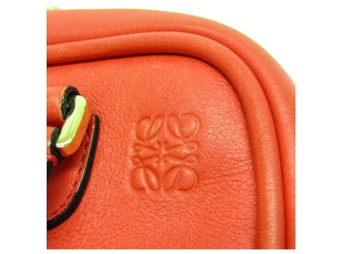 Borsa in pelle Loewe Amazona 75 Small Rosso - vista 11