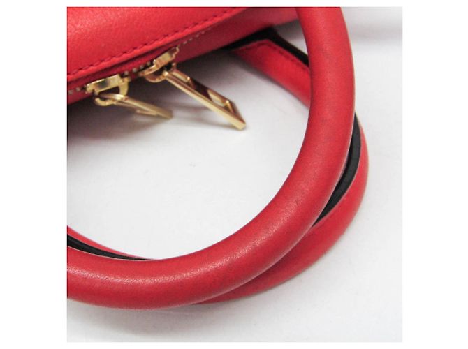 Borsa in pelle Loewe Amazona 75 Small Rosso - vista 14