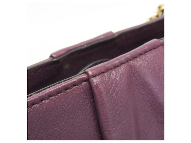 Borsa in pelle Gancini di Salvatore Ferragamo Porpora - vista 12