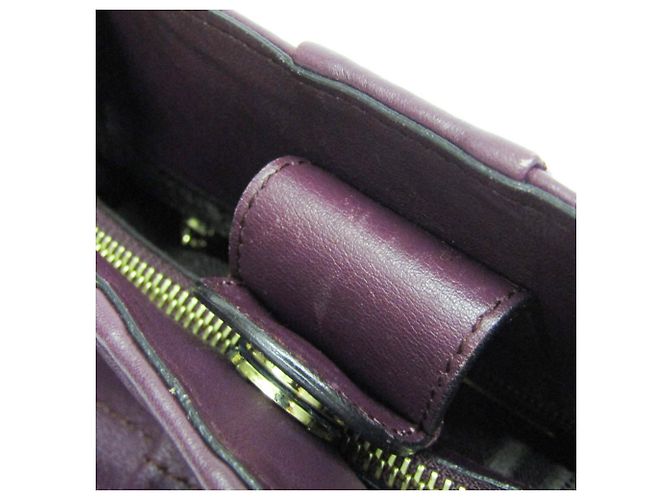 Borsa in pelle Gancini di Salvatore Ferragamo Porpora - vista 15