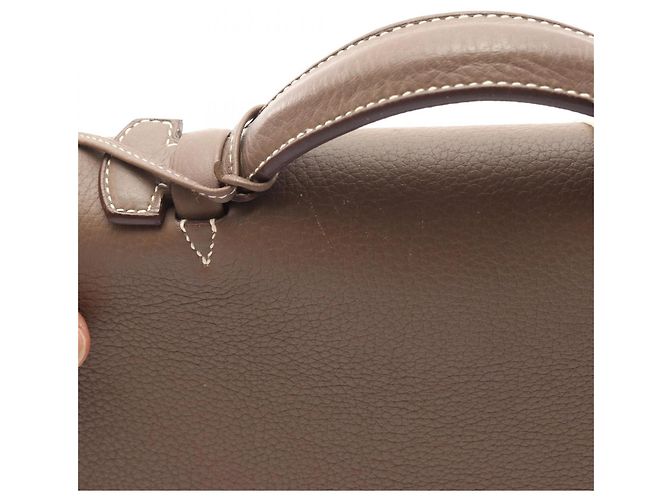 Hermès Borsa Hermes Sac à Dépêches 38 Marrone Taupe - vista 10