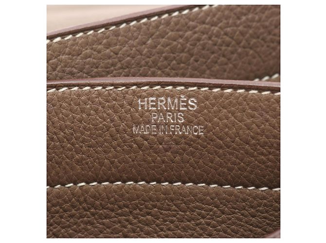 Hermès Borsa Hermes Sac à Dépêches 38 Marrone Taupe - vista 4