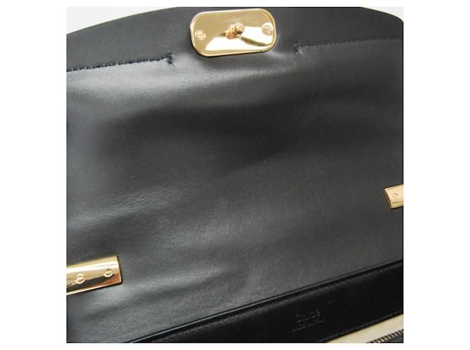 Borsa Double Carry C di Chloé Nero - vista 14