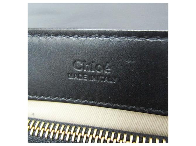 Borsa Double Carry C di Chloé Nero - vista 17