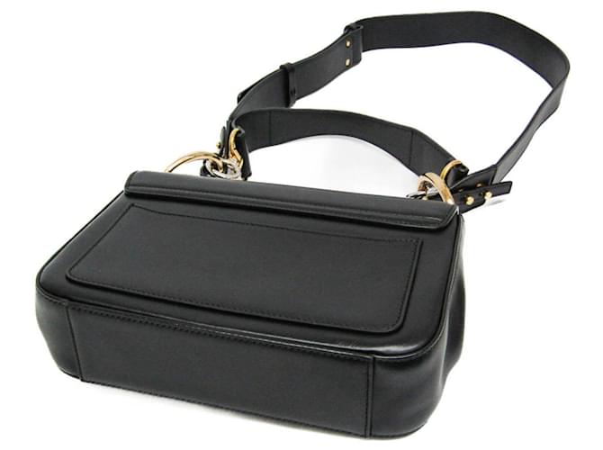 Borsa Double Carry C di Chloé Nero - vista 3