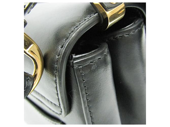 Borsa Double Carry C di Chloé Nero - vista 8