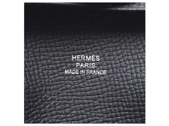 Billetera Hermès Bastia - Monedero Negro - vista 4