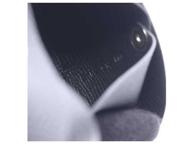 Billetera Hermès Bastia - Monedero Negro - vista 5