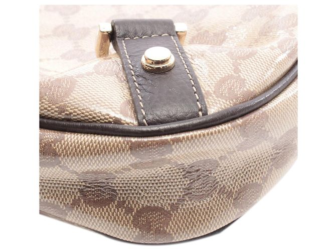 Bolso de Hombro Gucci Beige GG Crystal Abbey D Ring - vista 6