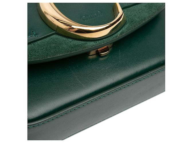 Borsa Chloé Green Mini in pelle C Verde Verde scuro - vista 7