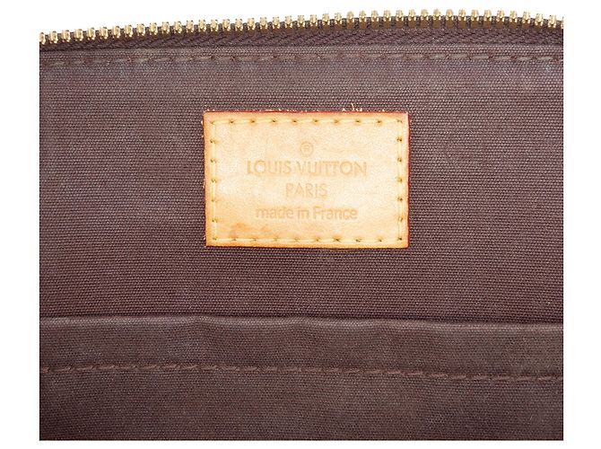 Louis Vuitton Alma BB in Vernis Monogram Viola Porpora - vista 5