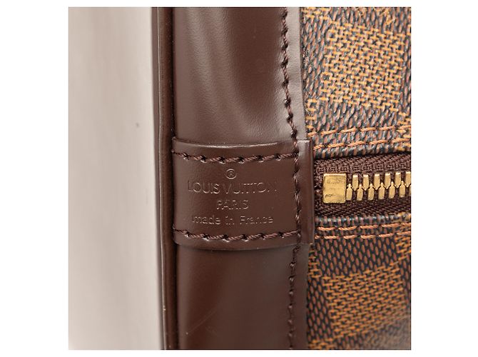 Louis Vuitton Alma PM Damier Ebene Marrone - vista 5