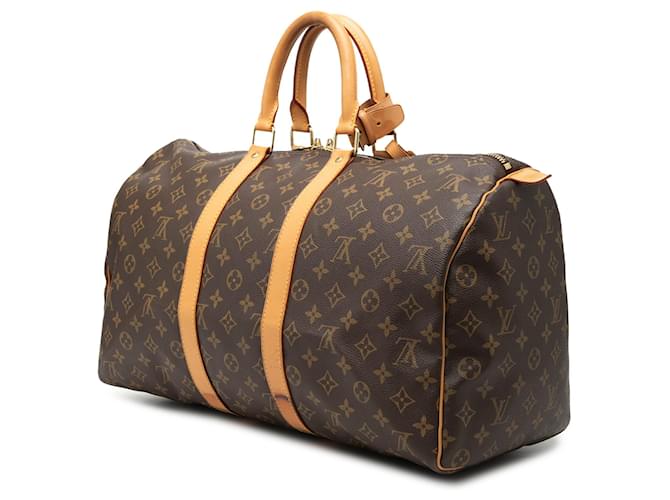 Louis Vuitton Keepall 45 Monogram Marrone - vista 2