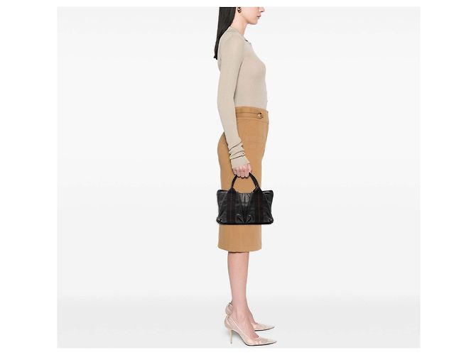 Carovana Orizzontale PM Nera Hermès Nero - vista 7