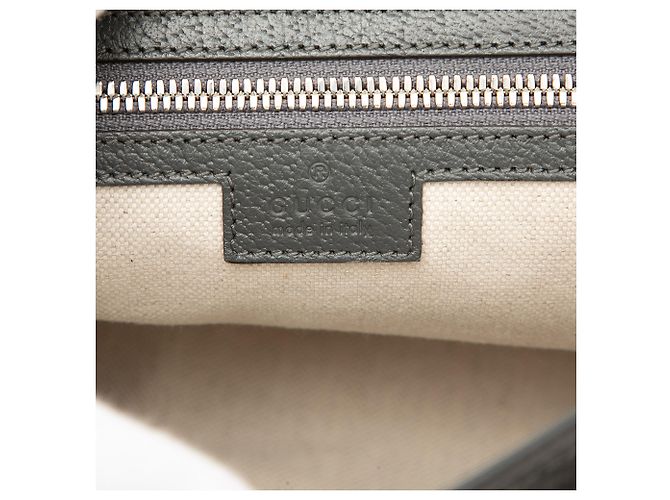 Borsa a tracolla Ophidia GG Supreme media grigia Gucci Marrone - vista 5