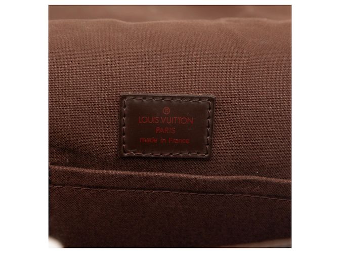 Reporter Melville Damier Ebene Marrone Louis Vuitton - vista 5