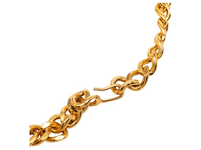 Collana a catena a doppio giro placcata in oro Chanel D'oro - vista 3