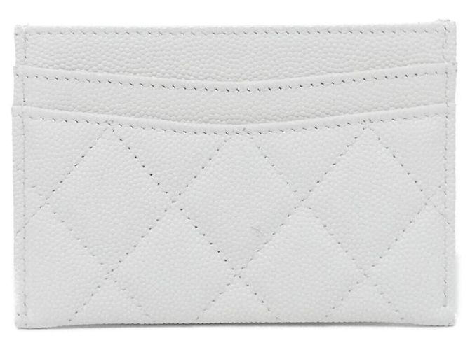 Timeless Chanel zeitlos klassischer Visitenkartenhalter Weiß - Ansicht 2